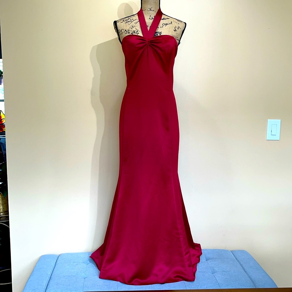 After Six Halter or Strapless Evening Gown Formal  Long Dress